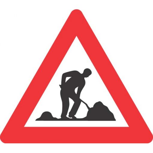 Prometni znak § 50/9 „Gradilište“ | Gradilišni prometni znakovi, Cestovni prometni znakovi