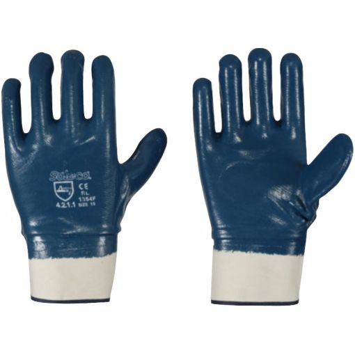 Nitrilne montažne rukavice 101354 s manžetom | Montažne rukavice