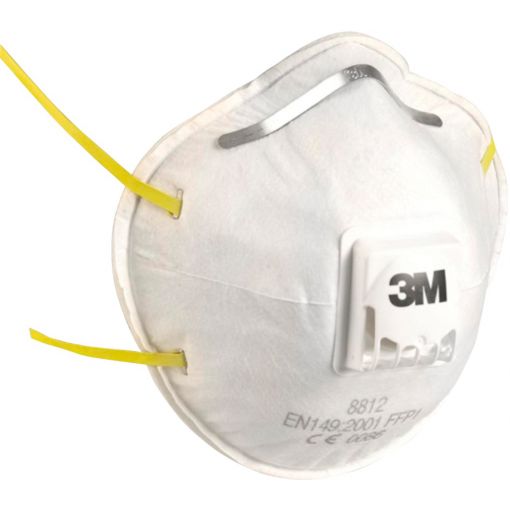 Maska za finu prašinu 8812 FFP1, s ventilom za izdisanje | Maske za finu prašinu