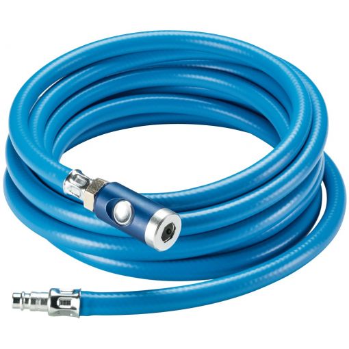 Mekano PVC crijevo, plavo, sa sigurnosnim priključcima | Crijeva za kompresore, pneumatska crijeva